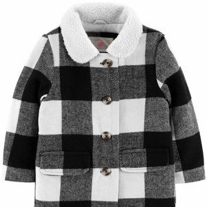 Carter's Buffalo Check Faux Wool Jacket Kid Girl